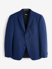 BOSS Blue Slim-Fit Wool Suit Jacket - Image 5 of 5