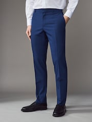 BOSS Blue Slim Fit Wool Trousers - Image 1 of 5