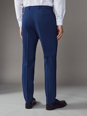 BOSS Blue Slim Fit Wool Trousers - Image 2 of 5