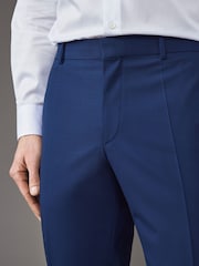 BOSS Blue Slim Fit Wool Trousers - Image 3 of 5