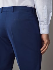 BOSS Blue Slim Fit Wool Trousers - Image 4 of 5
