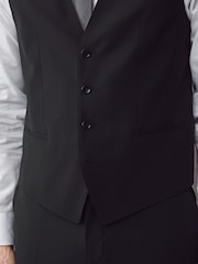 BOSS Black Slim-Fit Wool Waistcoat - Image 3 of 5