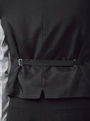 BOSS Black Slim-Fit Wool Waistcoat - Image 4 of 5