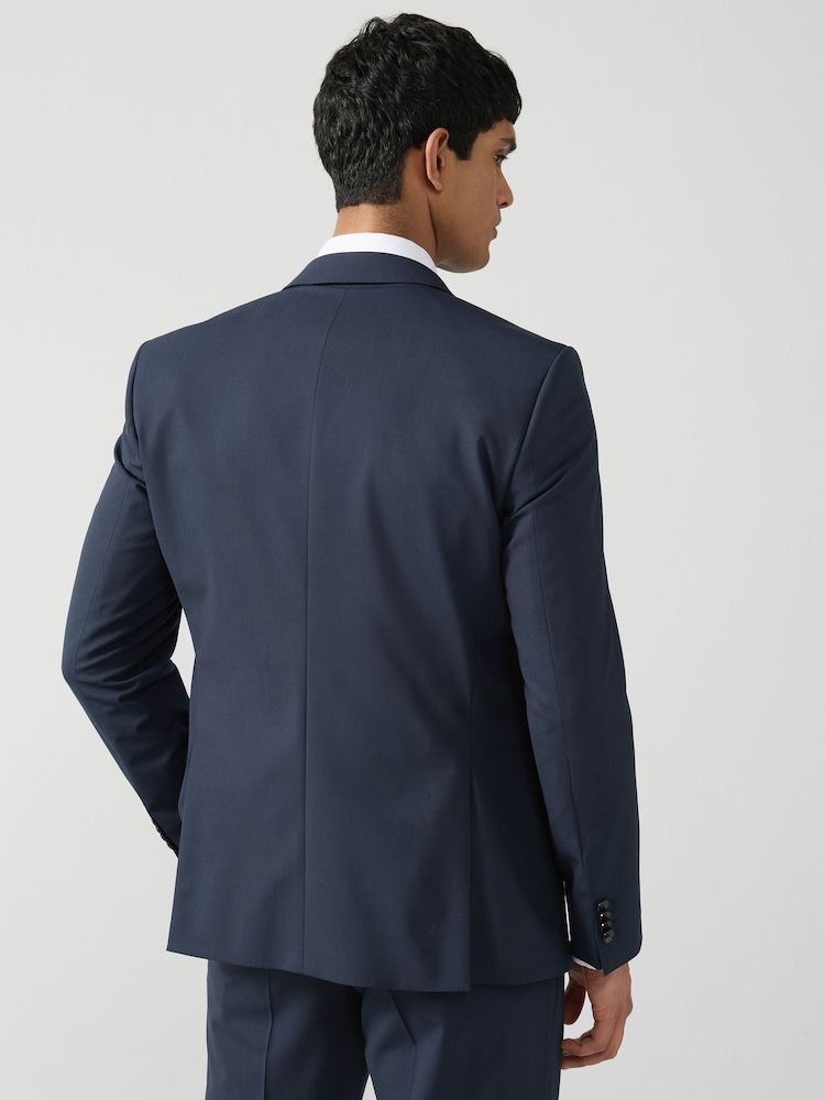 BOSS Blue Sky Slim-Fit Wool Suit Jacket - Image 2 of 5 BOSS Blue Sky Slim-Fit Wool Suit Jacket - Image 2 of 5