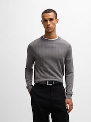 BOSS Black Reversible Leather Grained Belt - Image 1 of 4