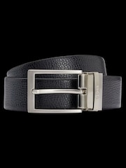 BOSS Black Reversible Leather Grained Belt - Image 2 of 4