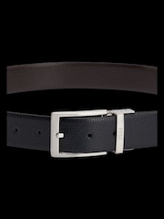 BOSS Black Reversible Leather Grained Belt - Image 4 of 4