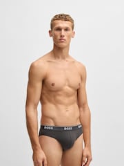 BOSS Blue Power Stretch Cotton 3 Pack Briefs - Image 5 of 7