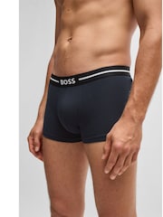 Azul - BOSS Bold Stretch Cotton Boxers 3 Pack - Imagen 11 de 11