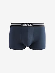 Azul - BOSS Bold Stretch Cotton Boxers 3 Pack - Imagen 3 de 11