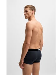 Azul - BOSS Bold Stretch Cotton Boxers 3 Pack - Imagen 8 de 11