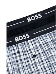 BOSS Blue 100% Cotton Lounge Jersey Shorts 2 Pack - Image 2 of 7