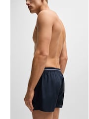 BOSS Blue 100% Cotton Lounge Jersey Shorts 2 Pack - Image 4 of 7
