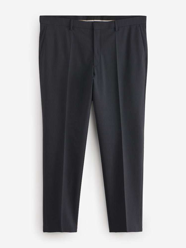 Cinza - Calças de lã BOSS regular fit - Imagem 6 de 6