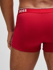 BOSS Black/Blue/Red Power Stretch Cotton 3 Pack Boxers - Image 7 of 7