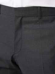 BOSS Grey Slim Fit Wool Trousers - Image 5 of 6