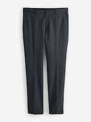 BOSS Grey Slim Fit Wool Trousers - Image 6 of 6
