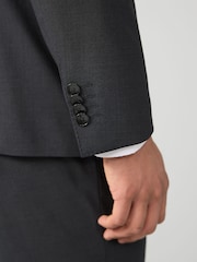 Gris - BOSS Regular Fit Cotton Suit Jacket - Imagen 5 de 7