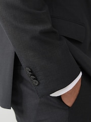 Gris - BOSS Regular Fit Cotton Suit Jacket - Imagen 6 de 7