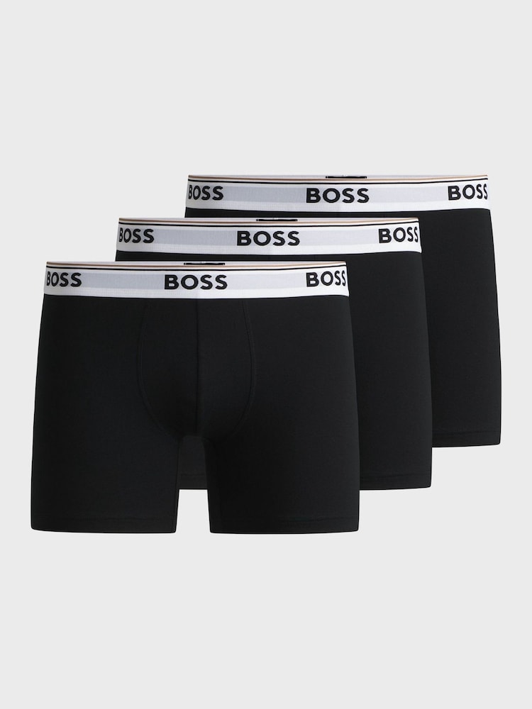 BOSS Natural Power Stretch Cotton 3 Pack Boxers - Image 5 of 5