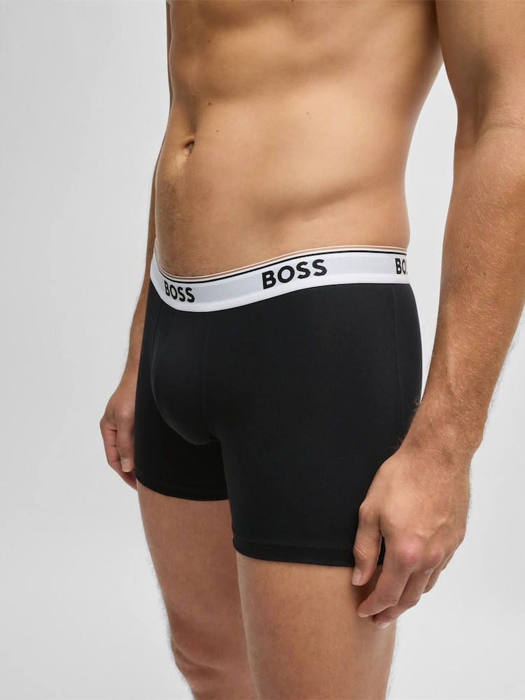 BOSS Natural Power Stretch Cotton 3 Pack Boxers - Image 5 of 5 BOSS Natural Power Stretch Cotton 3 Pack Boxers - Image 5 of 5