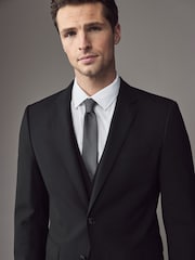 BOSS Black Slim-Fit Wool Suit Jacket - Image 3 of 4