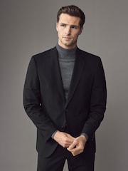 BOSS Black Regular Fit Cotton Suit Jacket - Image 1 of 4