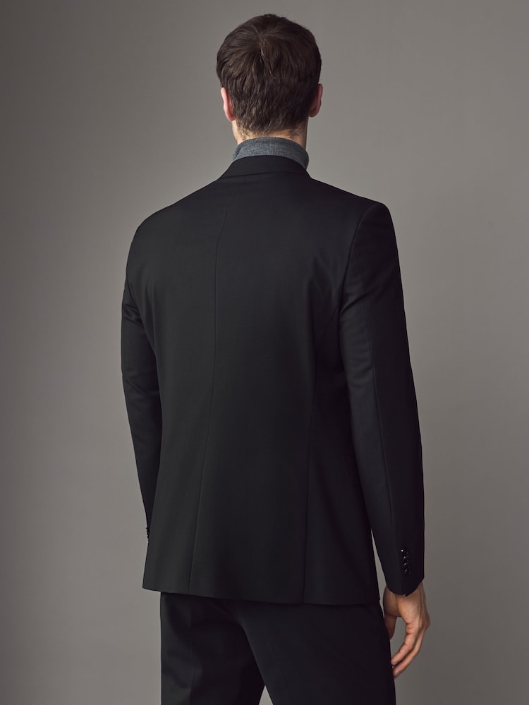 BOSS Black Regular Fit Cotton Suit Jacket - Image 2 of 4