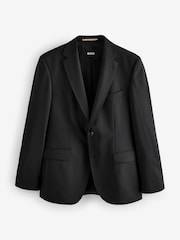 BOSS Black Regular Fit Cotton Suit Jacket - Image 4 of 4