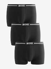 BOSS Black Bold Stretch Cotton Boxers 3 Pack - Image 1 of 6