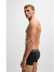 BOSS Black Bold Stretch Cotton Boxers 3 Pack - Image 4 of 6