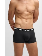 BOSS Black Bold Stretch Cotton Boxers 3 Pack - Image 5 of 6