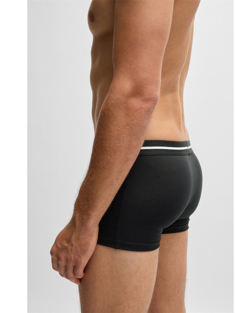 BOSS Black Bold Stretch Cotton Boxers 3 Pack - Image 6 of 6