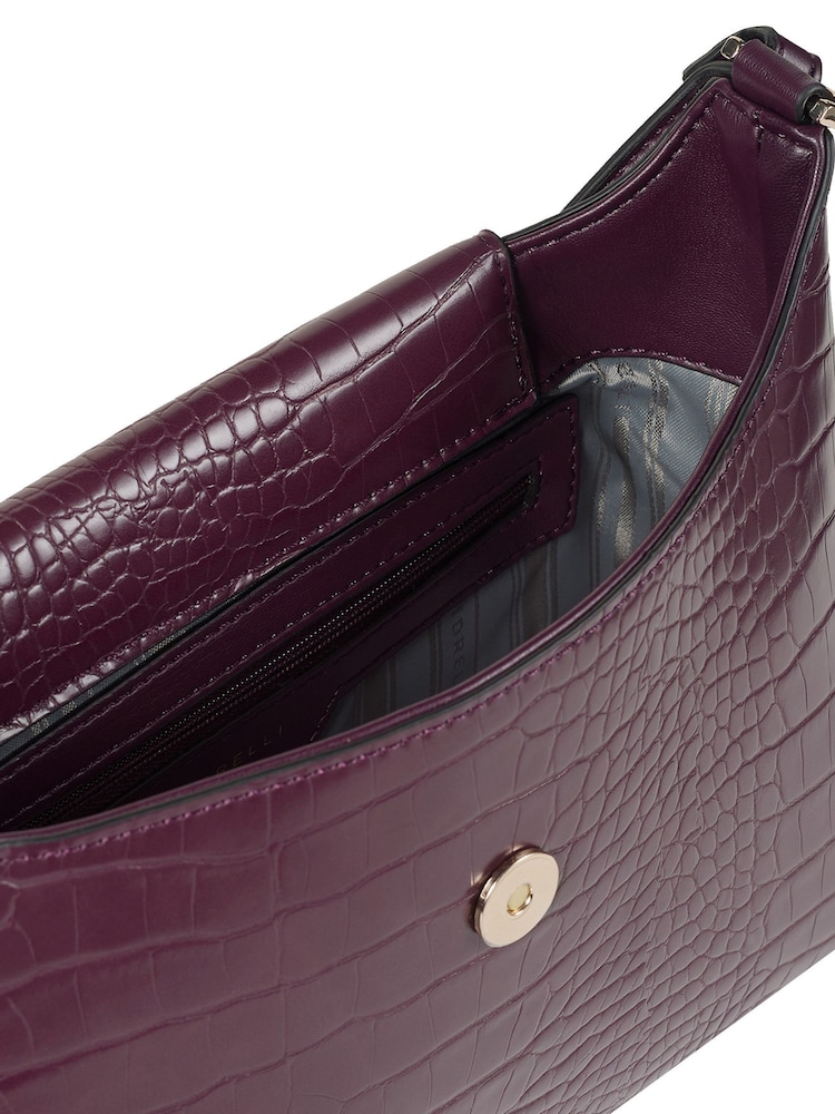 Fiorelli Wilder Shoulder Croc Effect Bag - Image 5 of 5 Fiorelli Wilder Shoulder Croc Effect Bag - Image 5 of 5