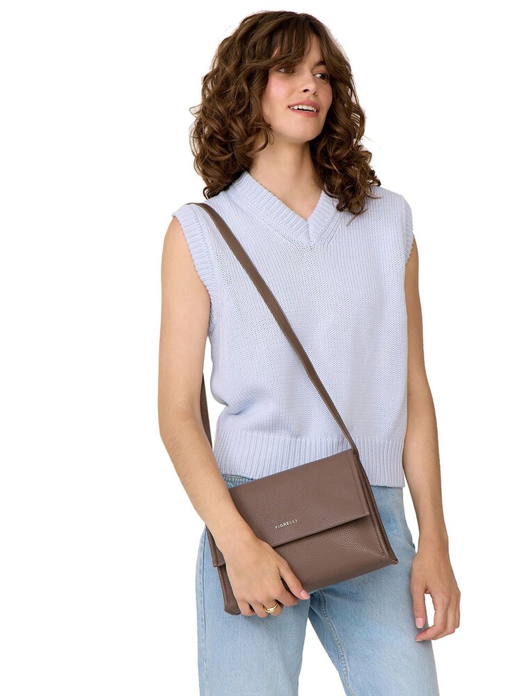 Fiorelli Cassidy Flapover Cross-Body Plain Bag - Image 6 of 6 Fiorelli Cassidy Flapover Cross-Body Plain Bag - Image 6 of 6