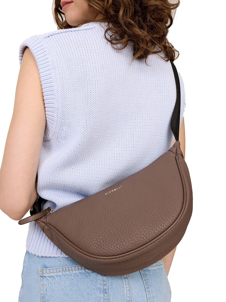 Fiorelli Darcey Cross-Body Plain Brown Bag - Image 6 of 6
