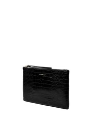 Fiorelli Lana Wristlet Croc Effect Black Bag - Image 3 of 6
