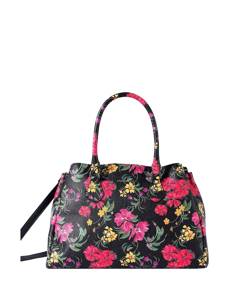 Fiorelli Paloma Large Grab Print Black Bag - Image 1 of 6