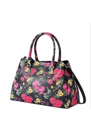 Fiorelli Paloma Large Grab Print Black Bag - Image 2 of 6