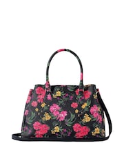 Fiorelli Paloma Large Grab Print Black Bag - Image 3 of 6