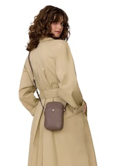 Fiorelli Paris Plain Brown Phone Bag - Image 6 of 7