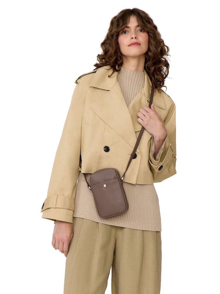 Fiorelli Paris Plain Brown Phone Bag - Image 7 of 7 Fiorelli Paris Plain Brown Phone Bag - Image 7 of 7