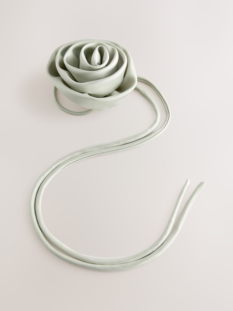 Green Corsage Hair Tie - Image 1 of 4