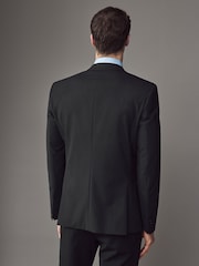 BOSS Grey Slim-Fit Wool Suit Jacket - Image 2 of 4