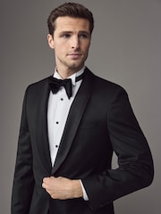 BOSS Black Regular Fit Wool Tuxedo Jacket - Image 3 of 4