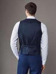 BOSS Blue Slim-Fit Wool Waistcoat - Image 2 of 5