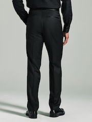 Zwart - BOSS Regular Fit Wool Trousers - Image 2 of 4