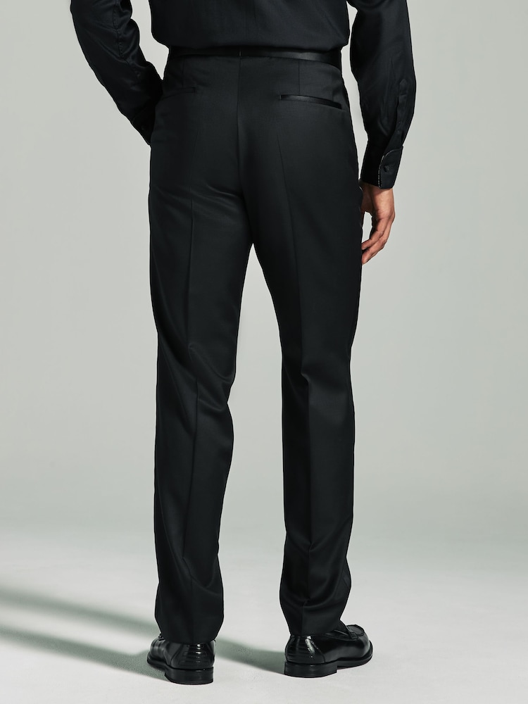 BOSS Black Regular Fit Wool Trousers - Image 2 of 4 BOSS Black Regular Fit Wool Trousers - Image 2 of 4