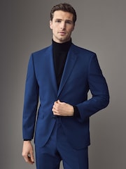 BOSS Blue Regular Fit Cotton Suit Jacket - Image 1 of 4