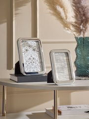 Silver Chrome Finish Tube Photo Frame - Image 1 of 3